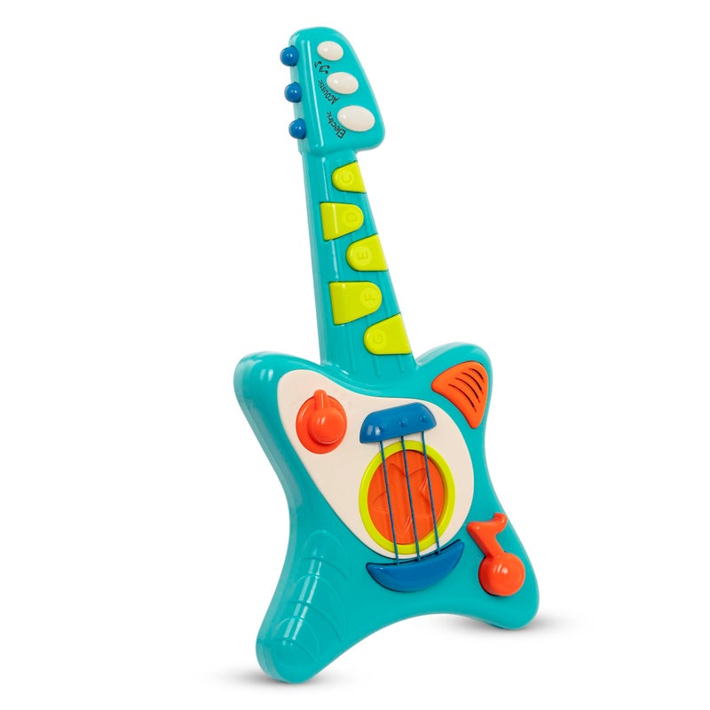 Battat- Toy Guitar For Toddlers, Kids, Children – Play Guitar With Songbook – Acoustic, Electric, And Song Modes- Lil' Rocker's Guitar – 2 Years + - Image 1