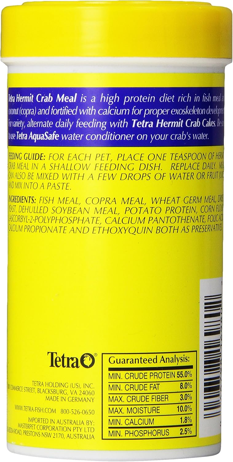 TetraFauna Hermit Crab Meal - High Protein Food for All Land Crabs - Image 2