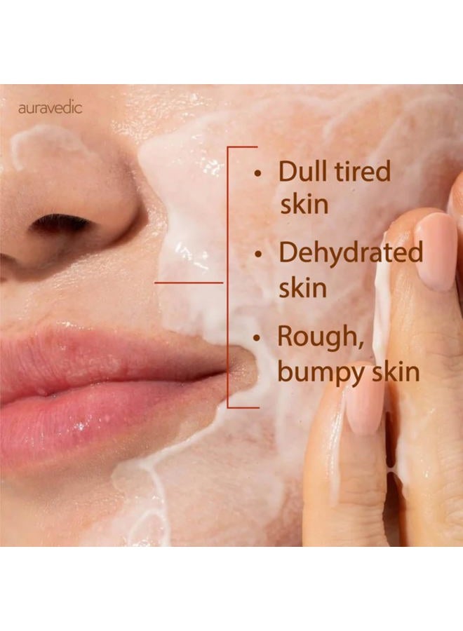 Auravedic Kumkumadi face wash with Kumkumadi Tailam Kumkumadi face oil for glowing skin Paraben free face wash men women 100ml - Image 5