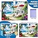 DAGIRT Puzzles for Adults 300 Pieces Sea View Room Puzzles 300 Pieces for AdultsInterlock Perfectly Letter on Back No DustChallenging Puzzle Home Decor Birthday Party Gift Toy for Men Women Olders Seniors - Image 4