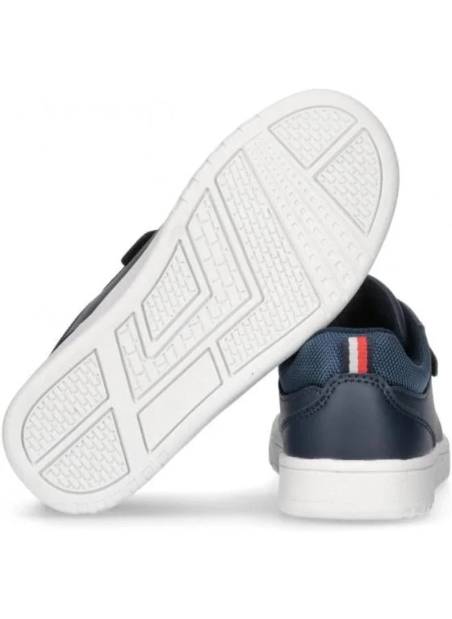 تومي هيلفيغر Kids Low Top Lace Up Sneakers