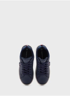 TOMMY HILFIGER Kids Low Top Lace Up Sneakers  - Image 4