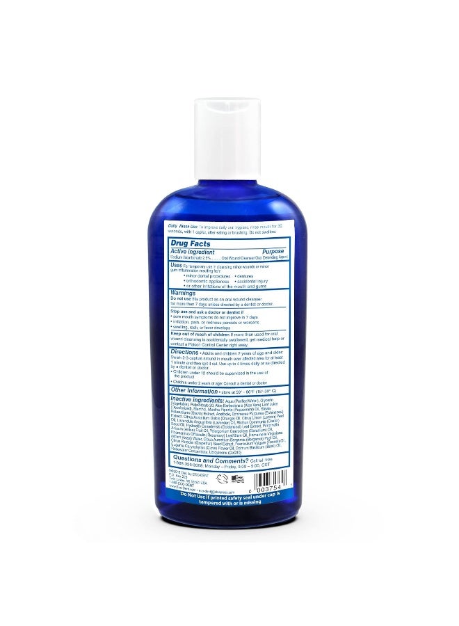EcoDent AlcoholFree Mouthwash Mint Ultimate Essential MouthCare Oral Care Mouth Wash for Adults Baking Soda Mouth Rinse with CoQ10HerbsEssential Oils 8 Fl Oz Pack of 2 - Image 2