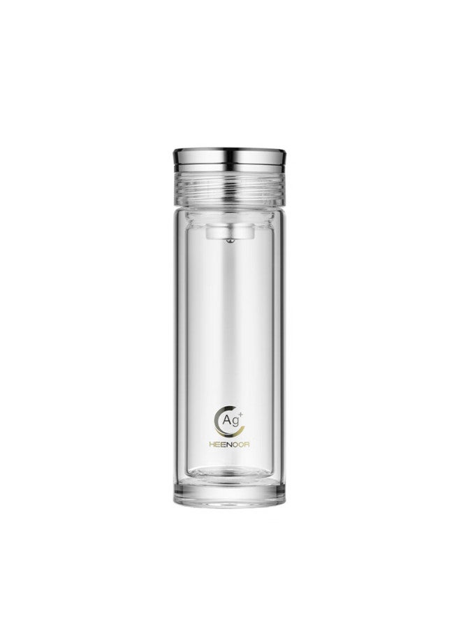 Heenoor Antibacterial Glass Cup, High-end Business Water Cup For Men, Gift-giving Office Filter Tea Cup Xn-7052k 300ml