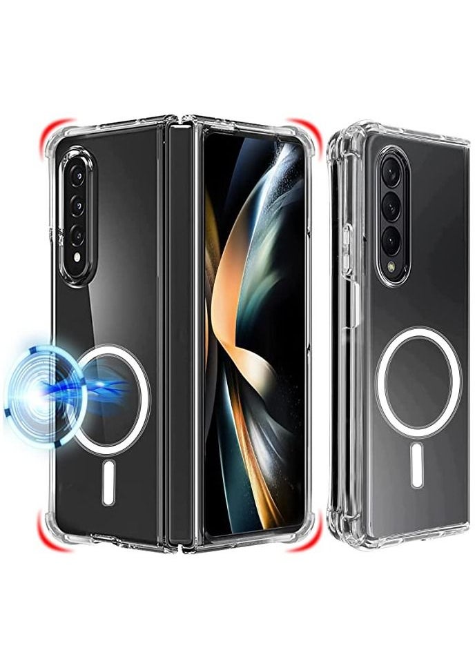 Generic - Clear Case for Samsung Galaxy Z Fold 3, Compatible with Mag-Safe Charging, Ultra Slim & Full Protective Shockproof Case - Image 1