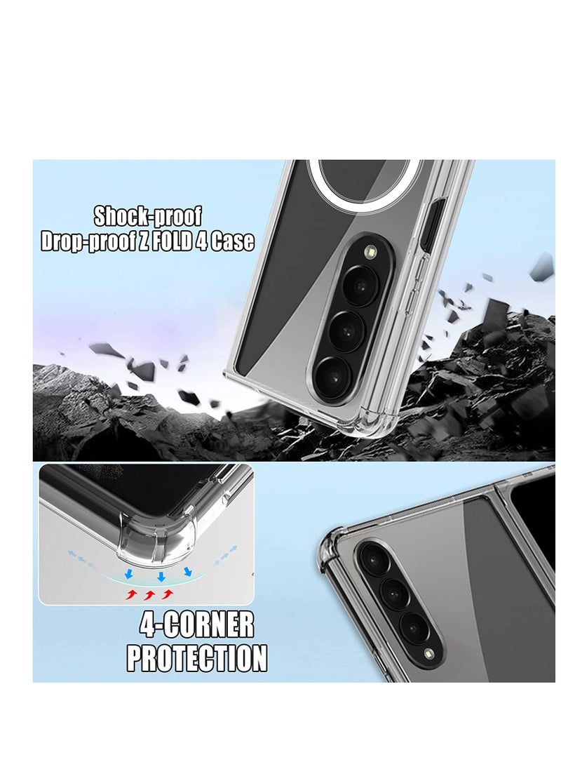 Generic - Clear Case for Samsung Galaxy Z Fold 3, Compatible with Mag-Safe Charging, Ultra Slim & Full Protective Shockproof Case - Image 1