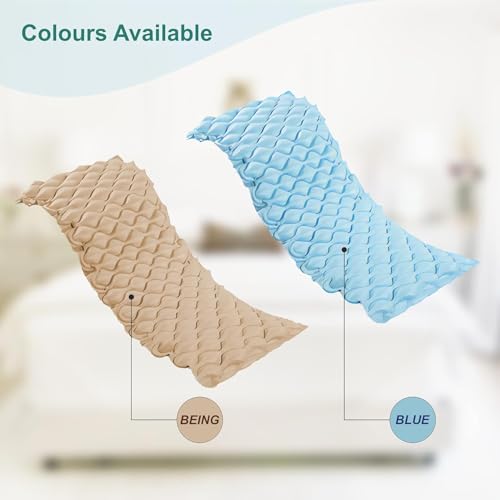 Infi Air Mattress Only Bed Sores in Patients | Anti Bedsore air matteress | Anti Decubitus Bubble Air Mattress for Patients Bed Sore Without Pump ONLY Mattress (Beige and Blue Color Available) - Image 2