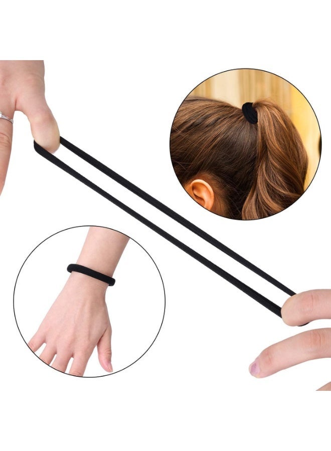 Women’s Elastic Hair Clips Black 4pcs – Hair Accessories for Styling & Hair Hold - Image 2
