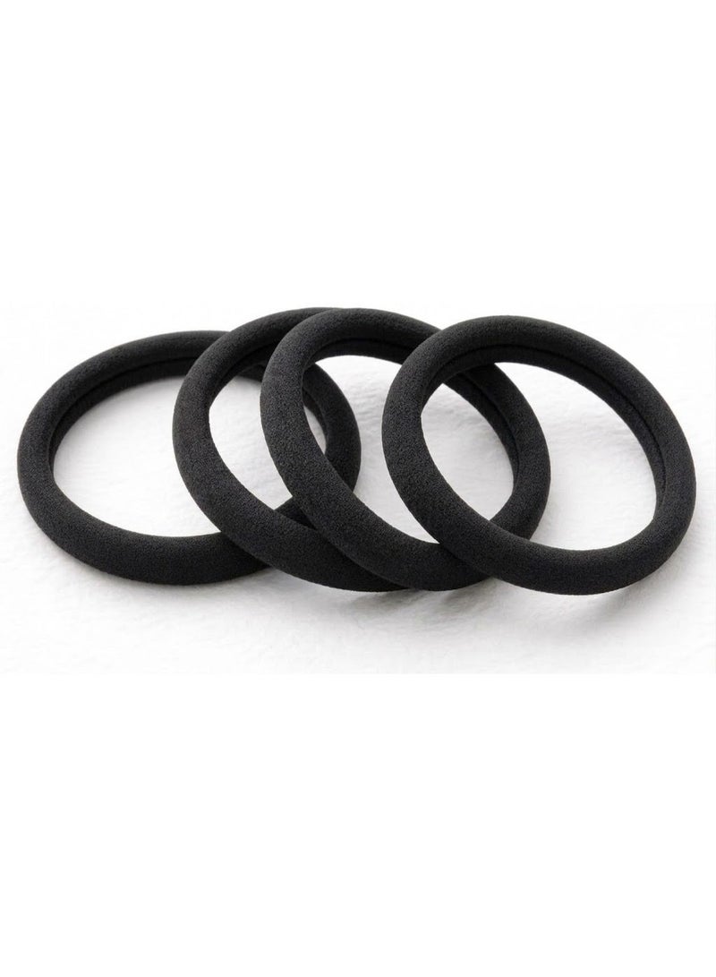 Women’s Elastic Hair Clips Black 4pcs – Hair Accessories for Styling & Hair Hold - Image 1