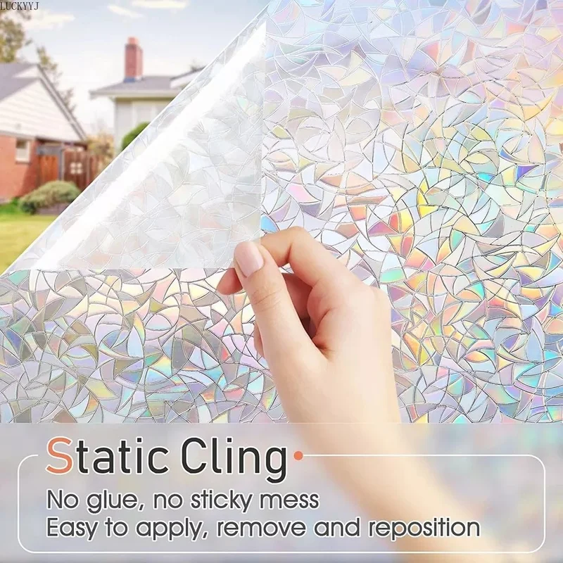 ستايل Meiwa Japanese Technology 3dx Static Glass Foil Film / Size: 46 cm x 1 m -AS43