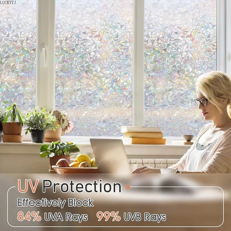 ستايل Meiwa Japanese Technology 3dx Static Glass Foil Film / Size: 46 cm x 1 m -AS43