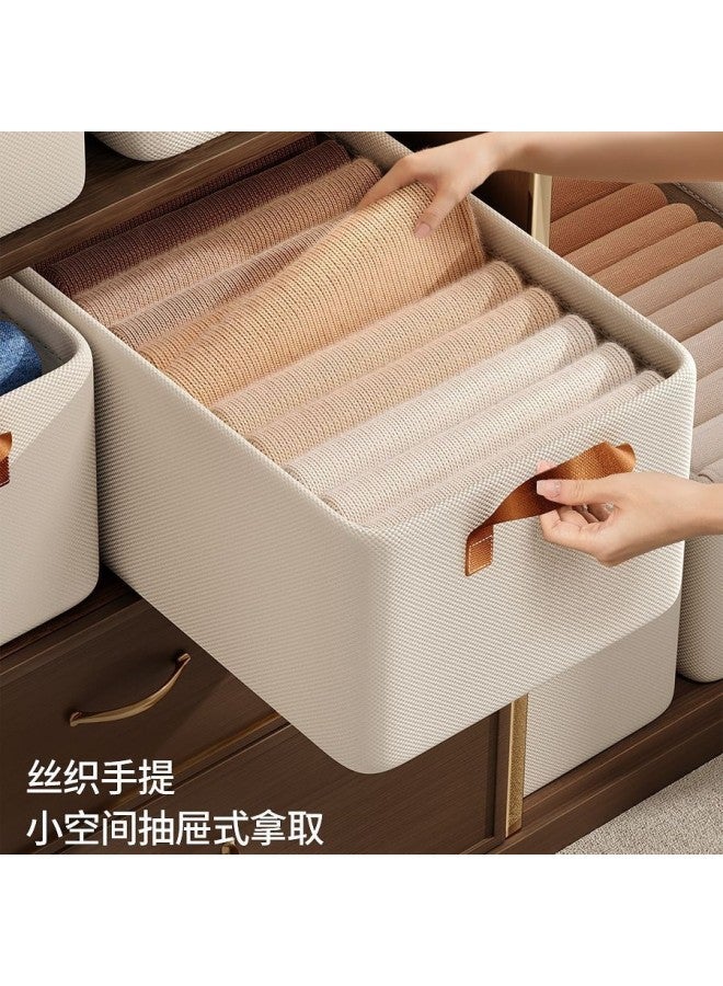 Autonomy Storage Box Household Organizer Wardrobe Storage Layering Tool Foldable For Clothes Pants Fabric Storage Basket - Image 4