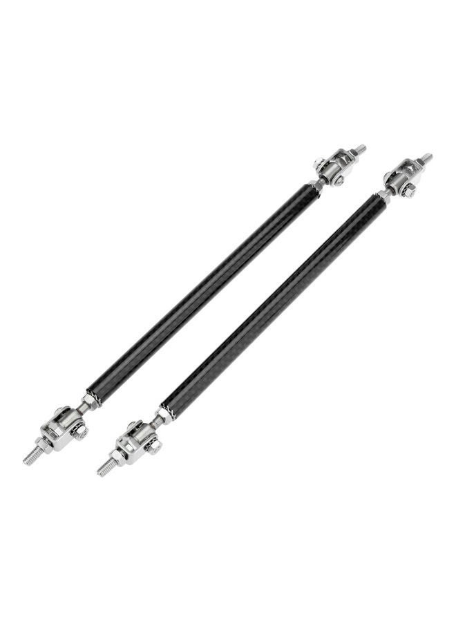 NIBEMINENT 2 Piece Adjustable Front Bumper Lip Splitter Strut Tie Bar - Image 1
