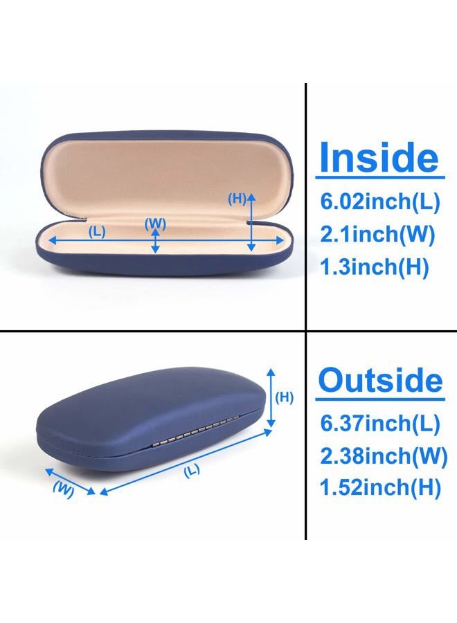 Raylove Unisex Hard Shell EyeglCases, Protective Case For Gl(Blue)… - Image 2
