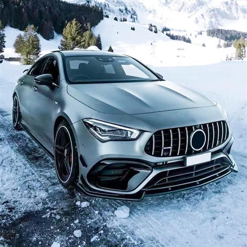 QASULER Front Bumper Lip Spoiler for CLA Class - Image 4