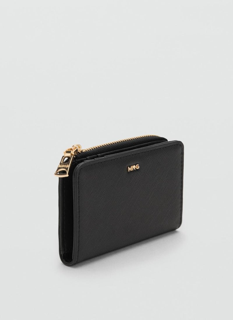 MANGO Safiano-effect wallet with flap  - Image 2