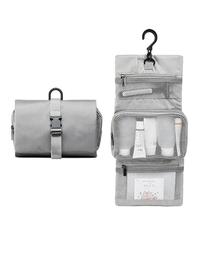 Snap-fastening foldable toiletries bag and make-up organiser - Image 1