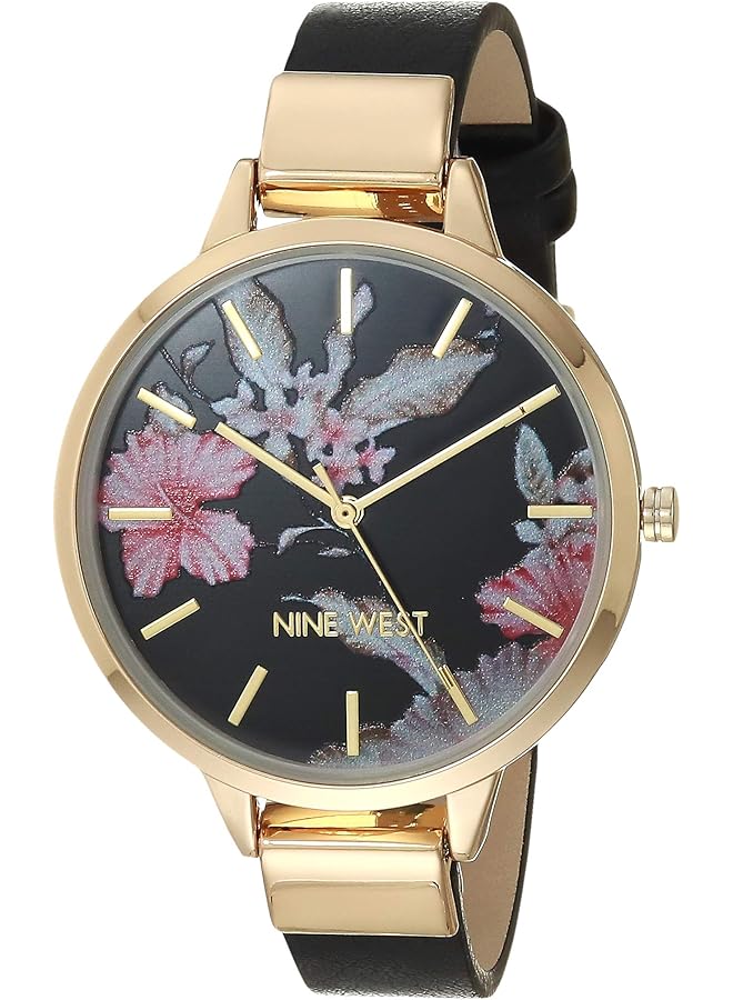 ناين ويست ساعة نسائية بسوار بمينا زهري - Image 1