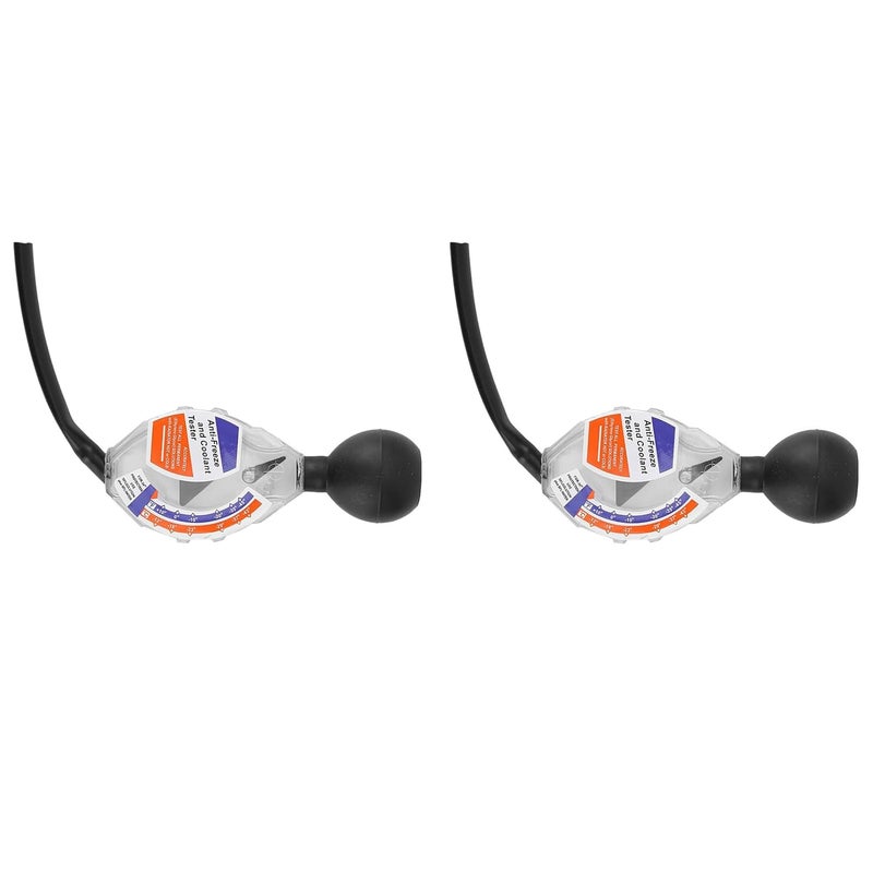 Keenso 2 قطعة من اختبار سائل التبريد مقياس الكثافة يقيس نقاط التجمد والغليان سهل الحمل - Image 2