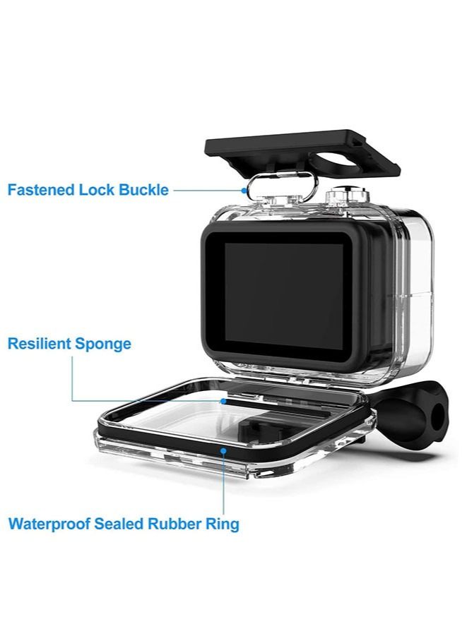 Waterproof Housing for GoPro Hero 9/10/11 45m Underwater Dive Case Shell with 3 Pack Filters  - Image 5