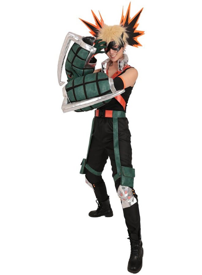 Miccostumes زي كوسبلاي بطل الأنمي للرجال مع قفازات (XL) - Image 3