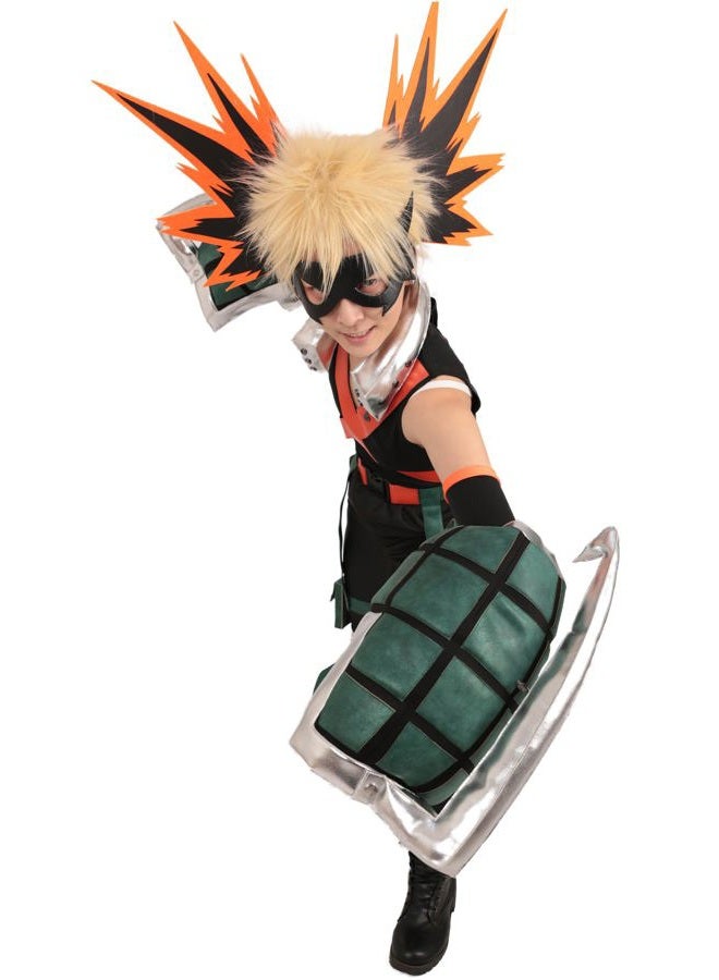 Miccostumes زي كوسبلاي بطل الأنمي للرجال مع قفازات (XL) - Image 2