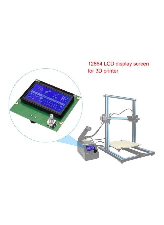 NIBEMINENT - 4-Piece Replacement LCD Display Screen With Cable Set Green/Blue/Black - Image 1