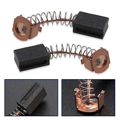 Create idea 2 Pairs Of Angle Grinder Carbon Brushes 12X8X5mm Compatible With WS125 Black & Decker G720 Power Tools Replacement Parts - Image 5