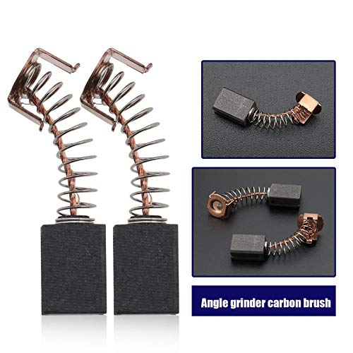 Create idea 2 Pairs Of Angle Grinder Carbon Brushes 12X8X5mm Compatible With WS125 Black & Decker G720 Power Tools Replacement Parts - Image 3