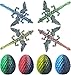 Olee Odee 4PCS Dragon Eggs with Mini Dragon Inside 3D Printed Mystery Gifts Toys Set for Kids Boys Girls Easter Christmas Birthday Graduation Back to School Stocking StufferShadow Hatchling - Image 2