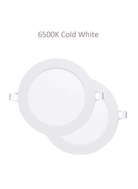 2PCS Energy Saving LED Ceiling Light Bulb Panel Round Indoor Lighting
