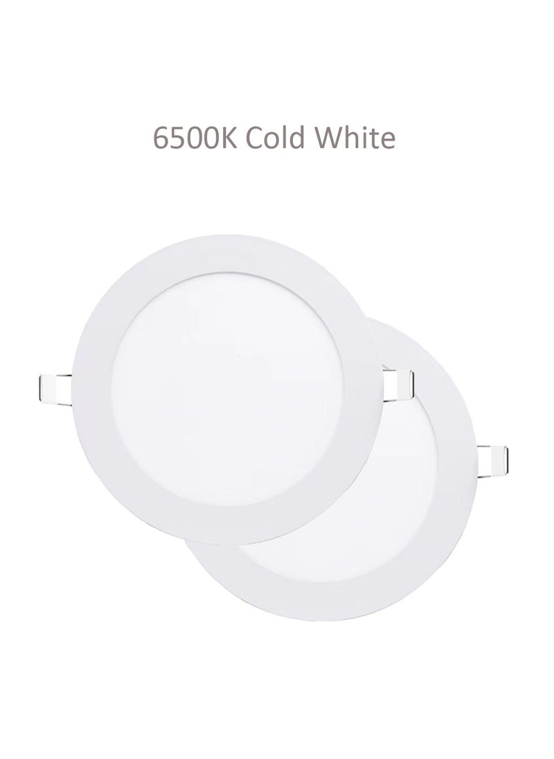 2PCS Energy Saving LED Ceiling Light Bulb Panel Round Indoor Lighting