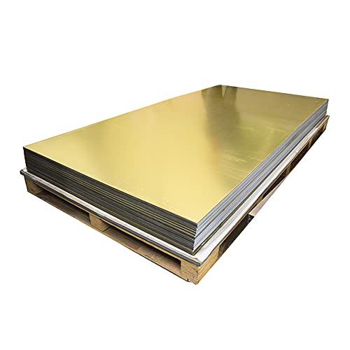 ACFENG 3MM Acrylic Mirror Sheet, 1/18'' Gold 12" x 12" Mirrored Acrylic Lucite Plexiglass Sheet (Actual Size 11.875" x 11.875") - Image 3