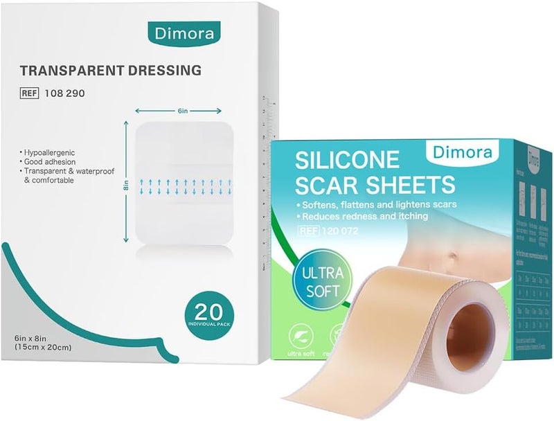 Dimora Transparent Film Dressing  Silicone Scar Sheets - Image 1