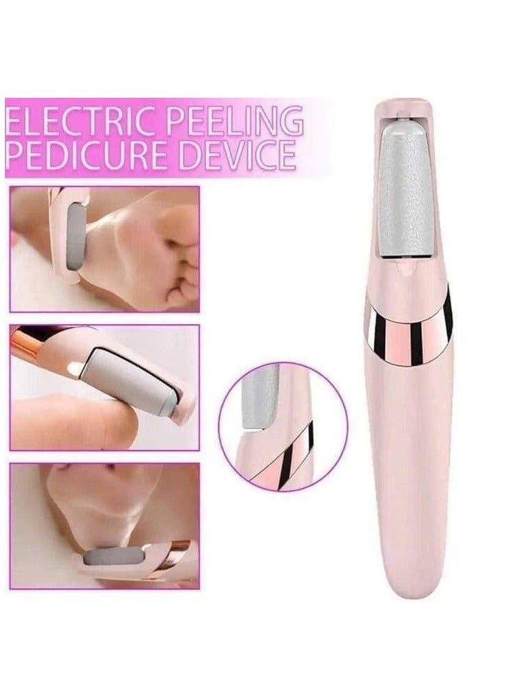 فيلر القدم الكهربائي لإزالة مسامير القدم والخلايا الميتة قابل لإعادة الشحن برؤوس ناعمة وخشنة - Image 3