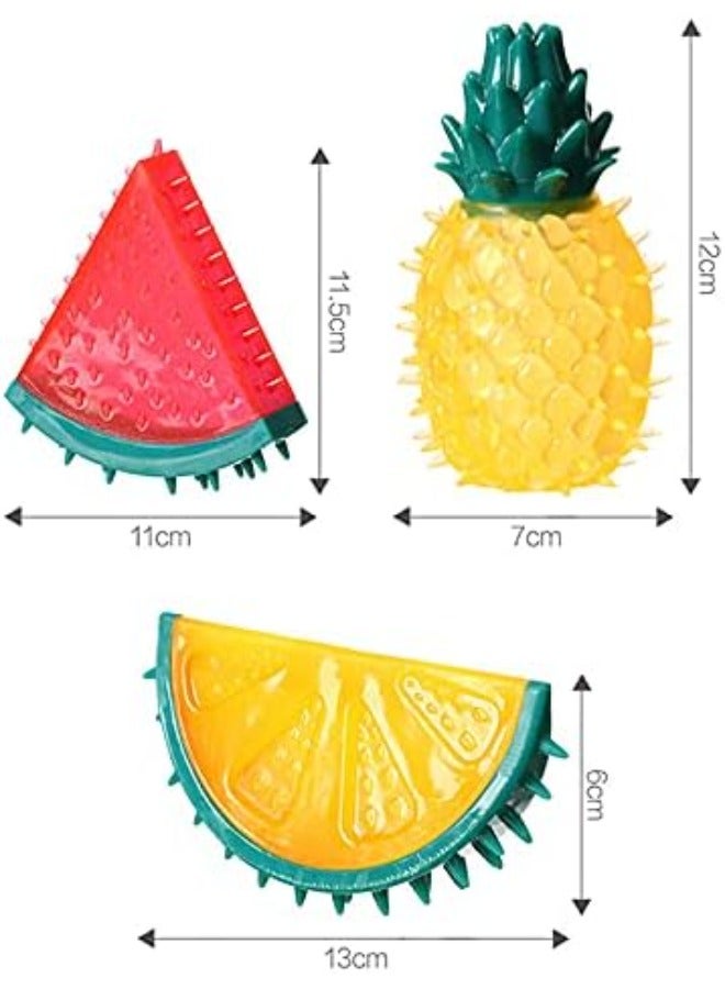 PETSARY | Refillable Cooling Chew Toys, With 1 pcs Pet ID Tag, Freezable Teething Toy Watermelon Summer Freeze Interactive Toys in Summer Dogs Treats Toys for Puppies, Small & Medium Dogs - Image 5