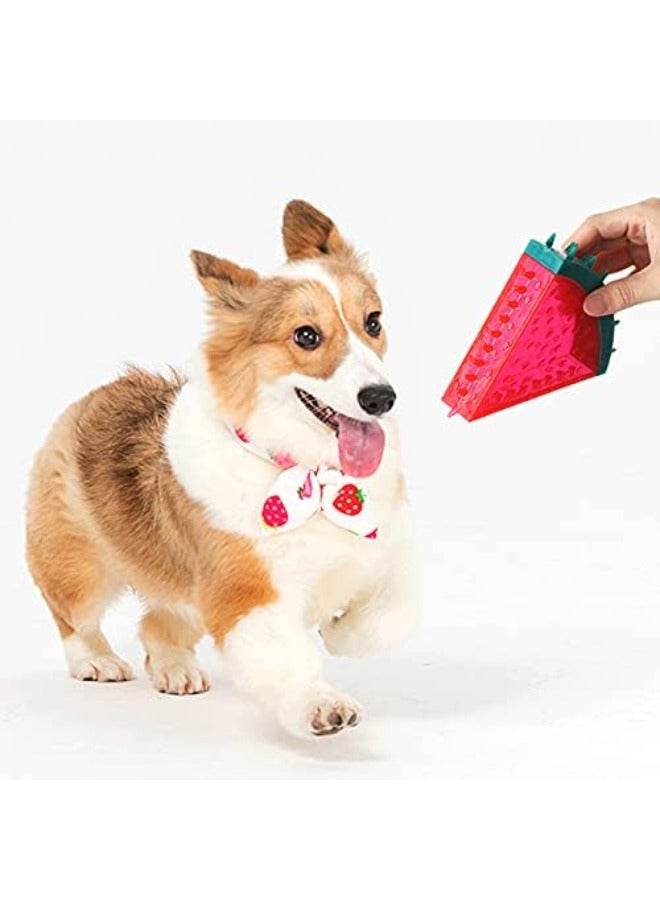 PETSARY | Refillable Cooling Chew Toys, With 1 pcs Pet ID Tag, Freezable Teething Toy Watermelon Summer Freeze Interactive Toys in Summer Dogs Treats Toys for Puppies, Small & Medium Dogs - Image 3