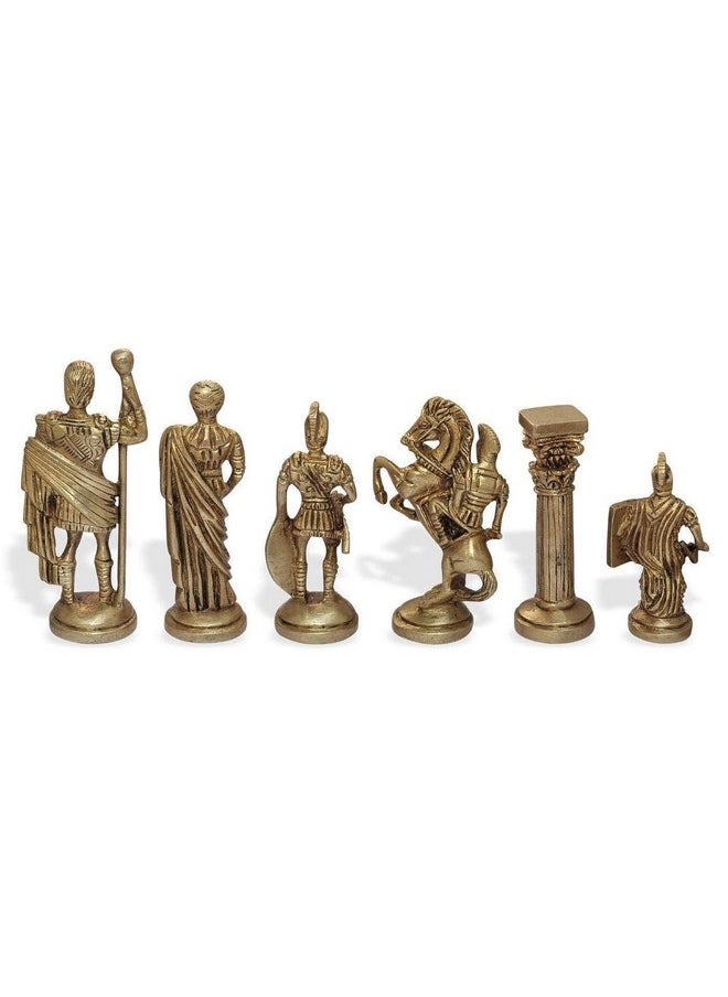 Skywalk Collectible Premium Metal Brass Made Chess Figures, Roman Chess Figures,Antique Showpiece Decorative Gift Item  - Image 3