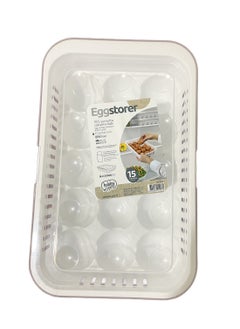 MAXQON 15 Eggs Storage Tray Premium Quality Fridge Organiser  - Image 3