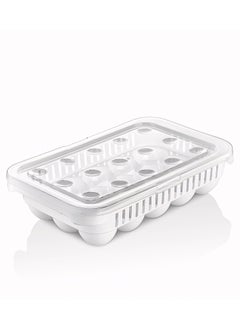 MAXQON 15 Eggs Storage Tray Premium Quality Fridge Organiser  - Image 1