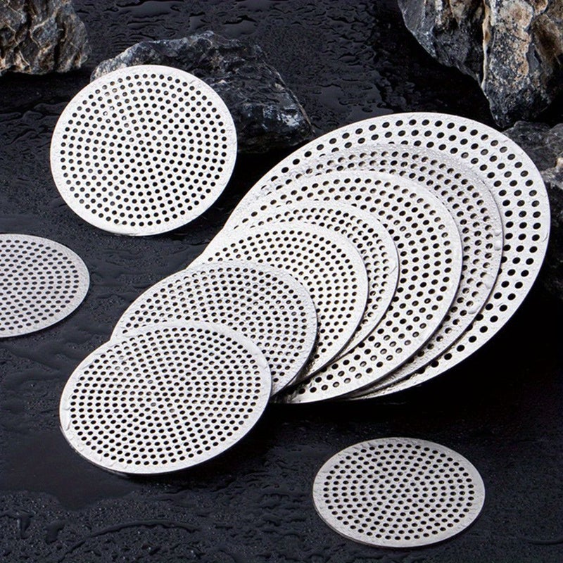 Round Hair Filter Mesh For Floor Drains Made Of 304 Stainless Steel Suitable For Kitchens Bathrooms Balconies And Toilets Style 15 - Image 2