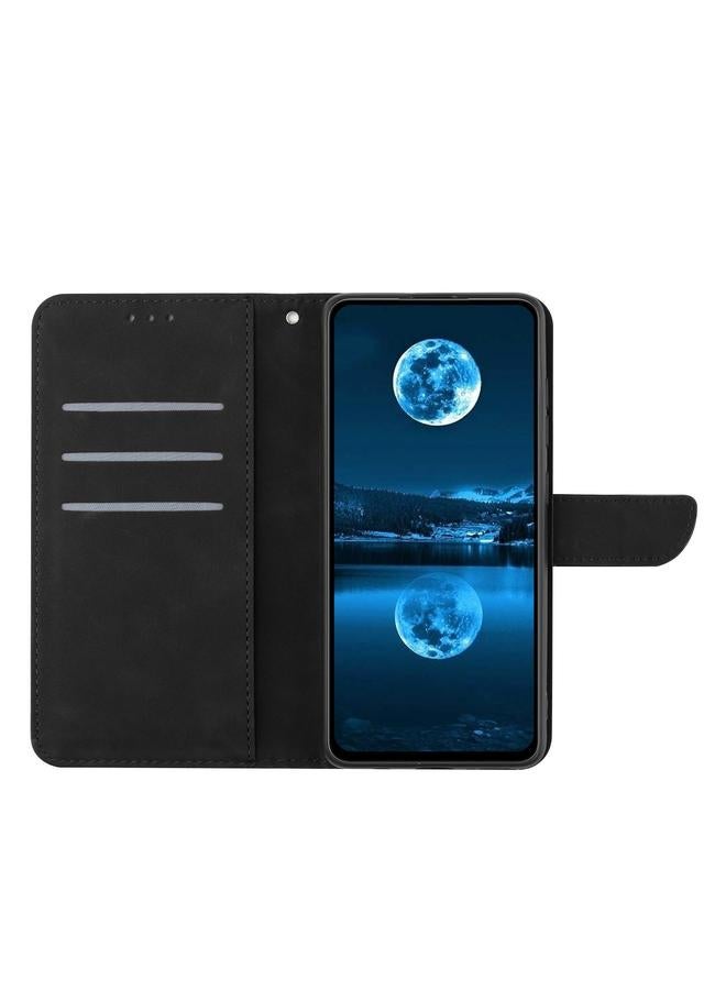 S-TOP Case For Honor X8c 4G Stitching Embossed Leather Phone Case - Image 3