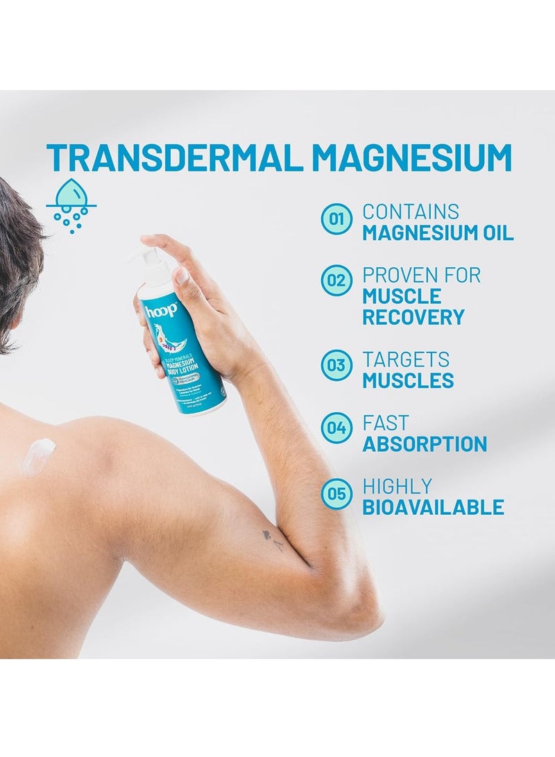 hoop Magnesium Sleep Body Lotion | Topical Magnesium Chloride Supplement | 250 ml - Image 4