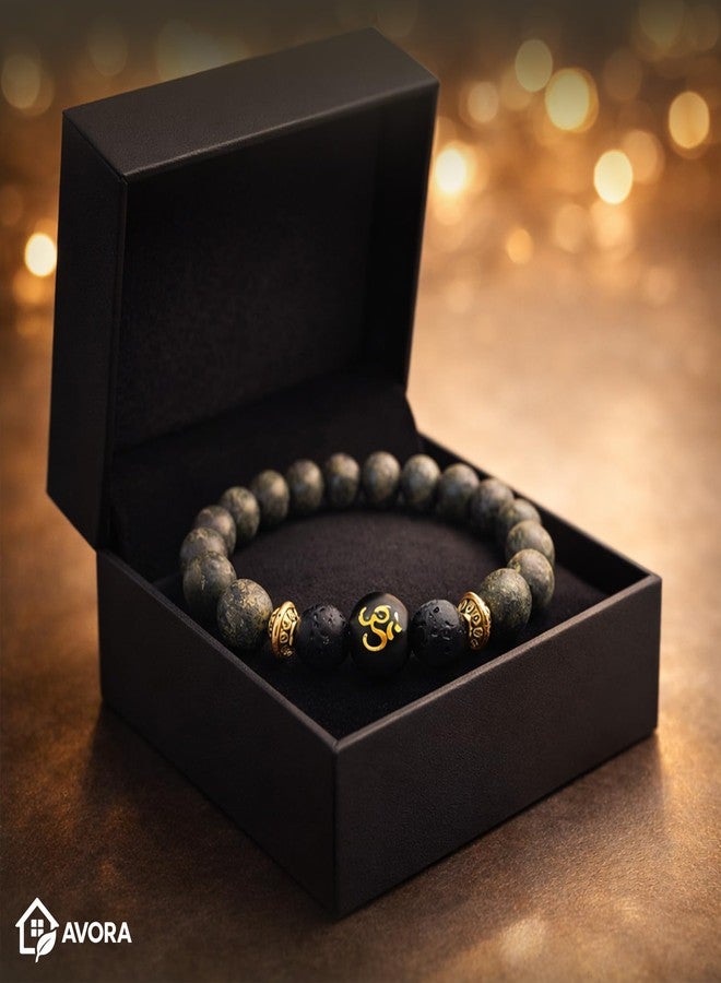 AVORA Raw Pyrite Bracelet with Spiritual Beads for Men & Women | 108 Hours Energized Astrology Bracelet for Wealth, Protection & Mental Clarity | Certified Money Magnet Crystal Jewellery - Image 5