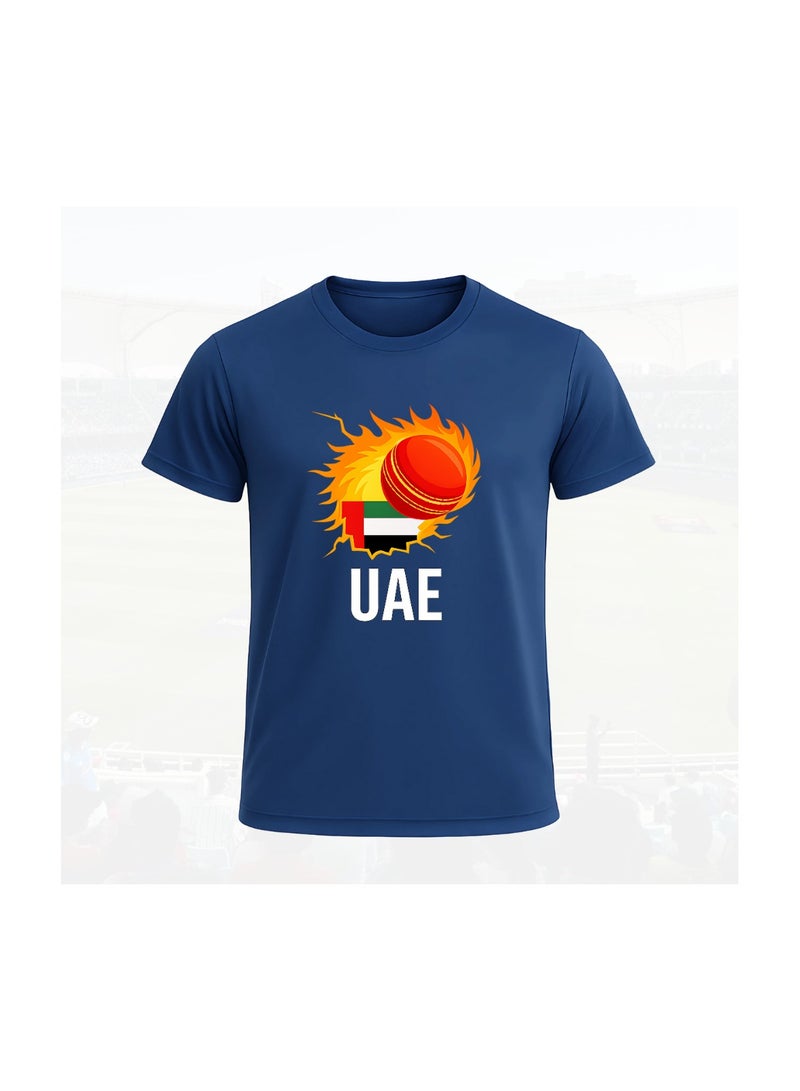 PRINTSHOP4ME UAE Sports Men's Combo Set–Dry Fit T-Shirt,Drawstring Bag,Cap & Scarf–Ideal For Cricket,Outdoor Events &Everyday Casual Wear - Image 2