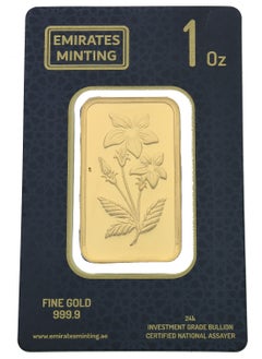Emirates Minting 1 Oz Gold Bar 999.9 Purity