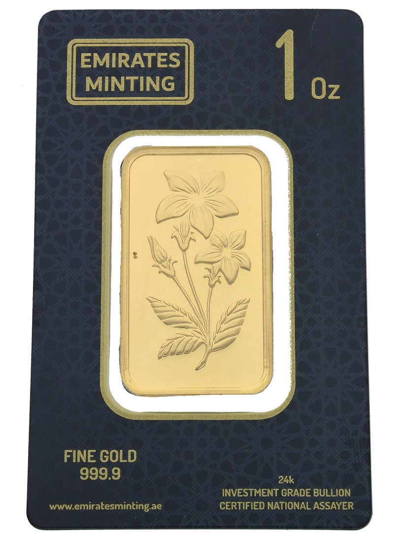 EMIRATES MINTING - Emirates Minting 1 Oz Gold Bar 999.9 Purity - Image 1