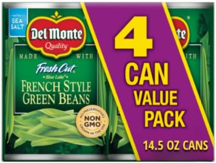 Del Monte Fresh Cut Blue Lake French Style Green Beans, 14.5 Ounce Cans - Pack of 4 - Image 1