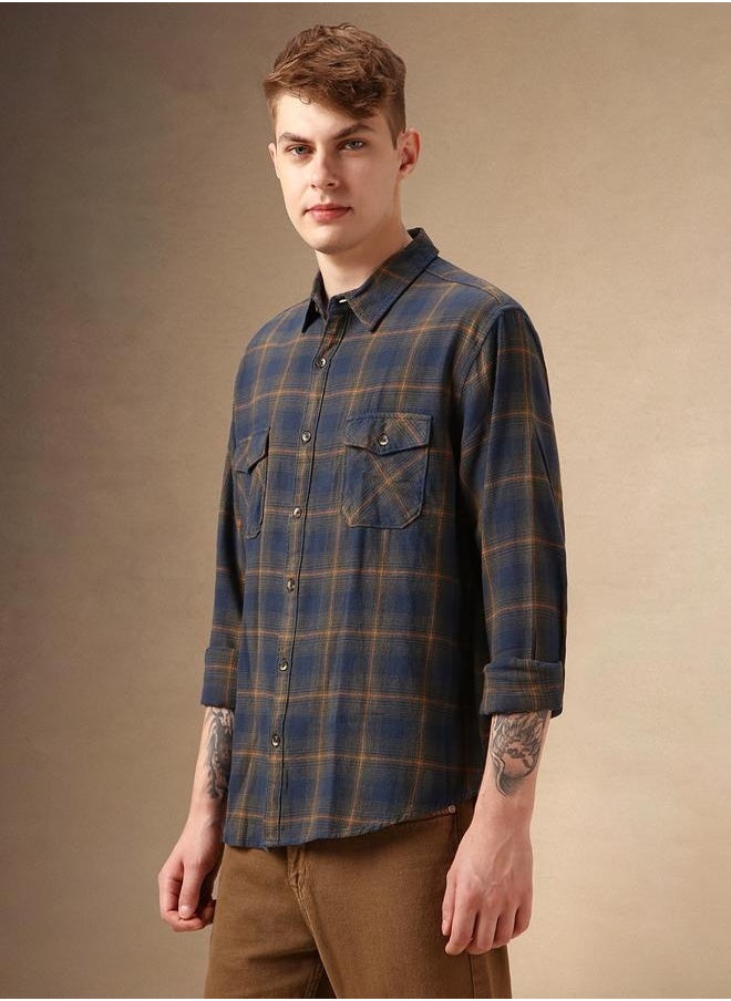 Dennis Lingo Multi Colour Relaxed Fit Cotton Shirt – Classic and Comfortable  - Image 2