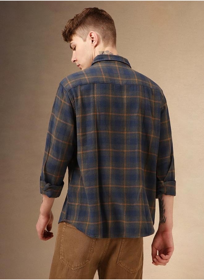 Dennis Lingo Multi Colour Relaxed Fit Cotton Shirt – Classic and Comfortable  - Image 3